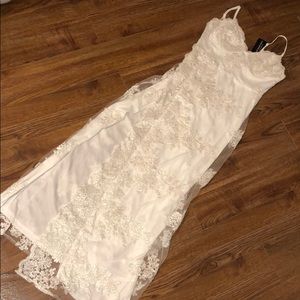 White lace dress